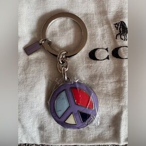 Coach Lockett Bag Charm/Keychain NEW